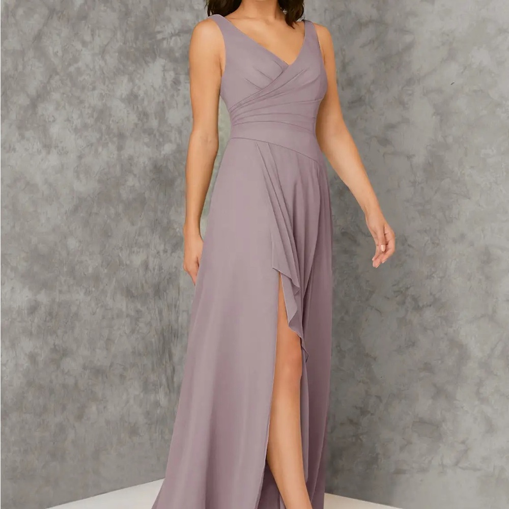 Azazie Kori Bridesmaid Dress in Dusk - Picture 3 of 4